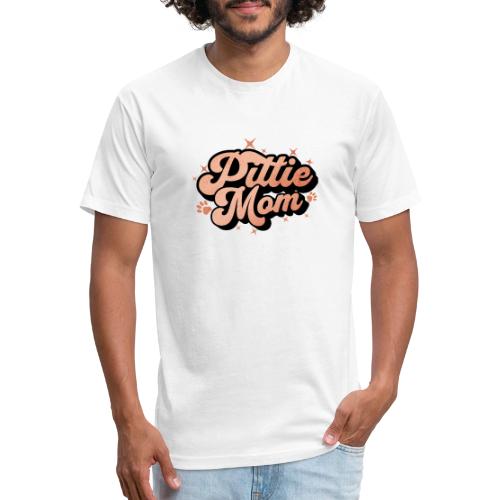 Pittie Mom - Proud Pit Bull Dog Mama - Unisex Poly/Cotton T-Shirt
