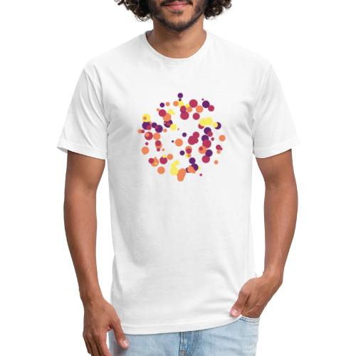 patrón de círculos abstractos - Unisex Poly/Cotton T-Shirt