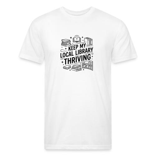 Keep My Local Library Thriving - Unisex Poly/Cotton T-Shirt