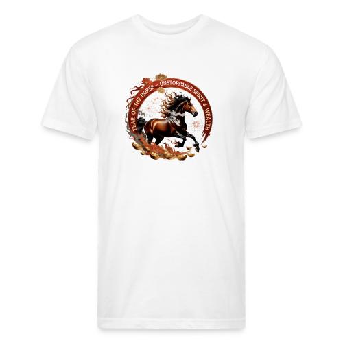 Year of the Horse Fiery Spirit T Shirt, Lunar New - Unisex Poly/Cotton T-Shirt