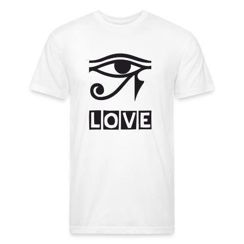 EYE LOVE DSGN TRNSP - Unisex Poly/Cotton T-Shirt