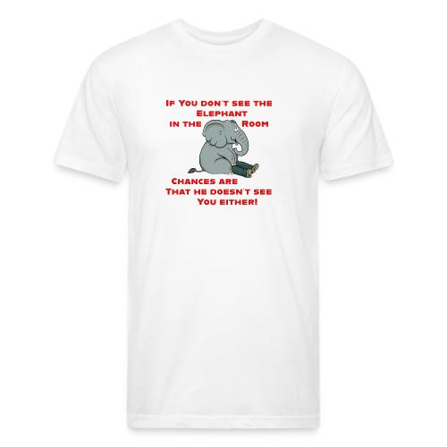 Elephant in the Room Meme - Unisex Poly/Cotton T-Shirt