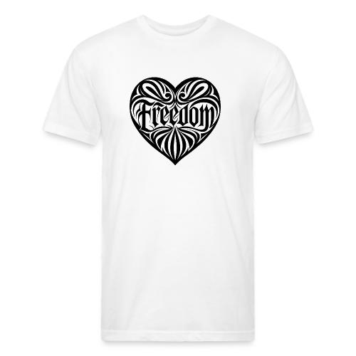 FREEDOM in Heart - Unisex Poly/Cotton T-Shirt