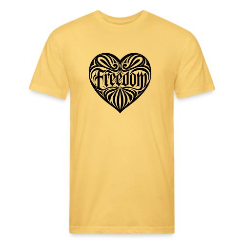 FREEDOM in Heart - Unisex Poly/Cotton T-Shirt