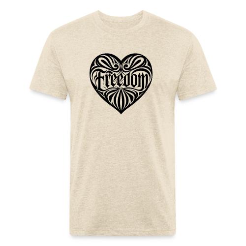 FREEDOM in Heart - Unisex Poly/Cotton T-Shirt