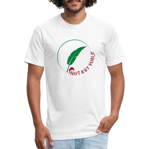 Notary Christmas - Fitted Cotton/Poly T-Shirt by Next Level