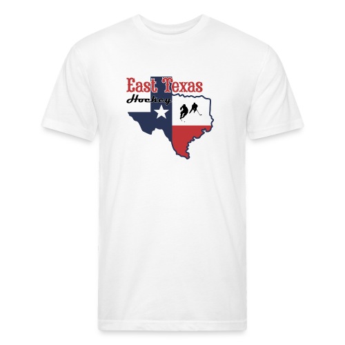 East Texas Hockey - Fitted Cotton/Poly T-Shirt by Next Level