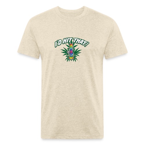 I'd Hit That! - Men’s Fitted Poly/Cotton T-Shirt