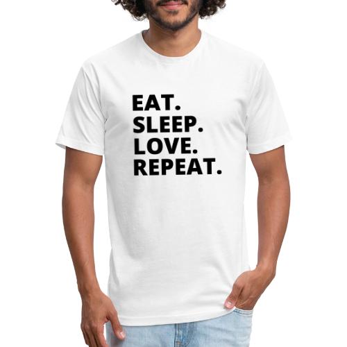 Eat Sleep Love Merch – Wear Your Passion, Live the - Unisex Poly/Cotton T-Shirt