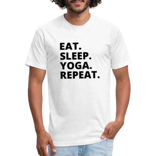 Eat Sleep Yoga: Yoga Apparel & Mindful Merch - Unisex Poly/Cotton T-Shirt