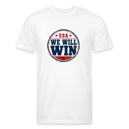 USA Will Win — Vintage Fan Shirt - Unisex Poly/Cotton T-Shirt