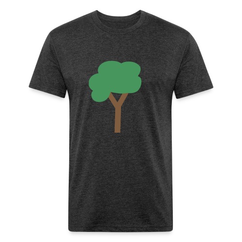 Ellie Grove Tree - Men’s Fitted Poly/Cotton T-Shirt