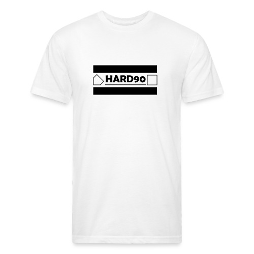 Hard 90 Logo - Fitted Cotton/Poly T-Shirt by Next Level