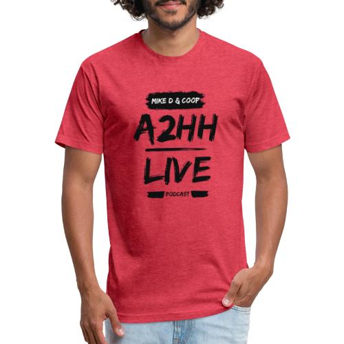 A2HH Live Merch - Men’s Fitted Poly/Cotton T-Shirt