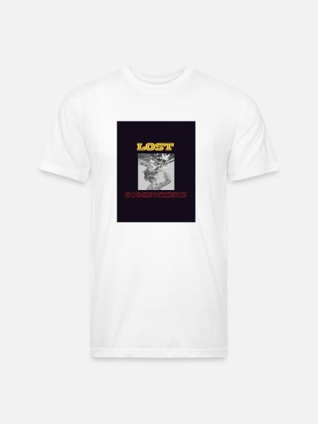 Lost Somewhere - Unisex Poly/Cotton T-Shirt - white