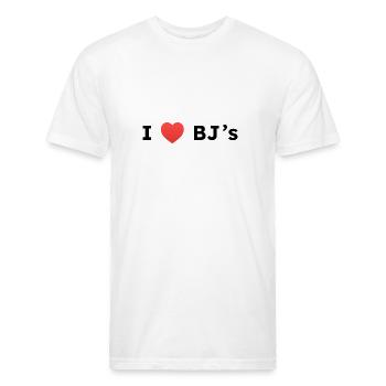 I Heart BJ s Design - Unisex Poly/Cotton T-Shirt - white - Front - Jose (178cm)