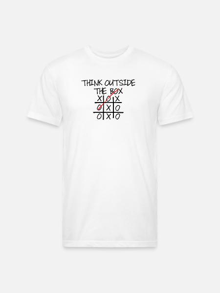 Crimson Diagonal Brushstroke - Unisex Poly/Cotton T-Shirt - white