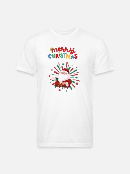 Christmas_Design - Unisex Poly/Cotton T-Shirt - white