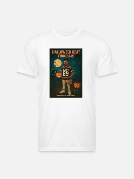 Halloween Heat Yungbart - Unisex Poly/Cotton T-Shirt - white