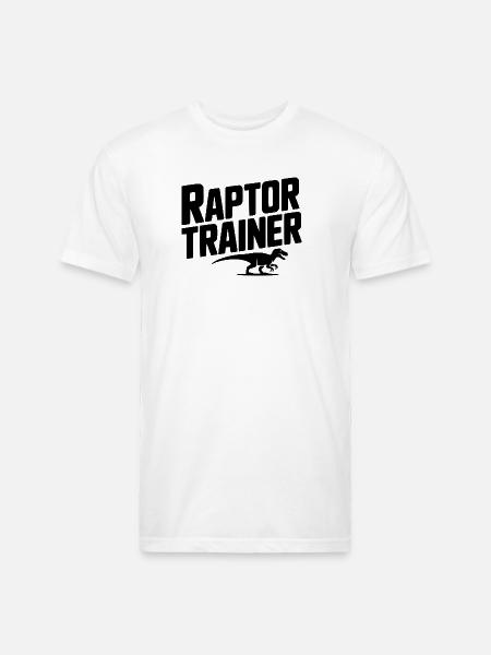 Raptor Trainer - Unisex Poly/Cotton T-Shirt - white