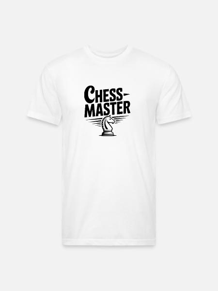 Chess Master Knight - Unisex Poly/Cotton T-Shirt - white
