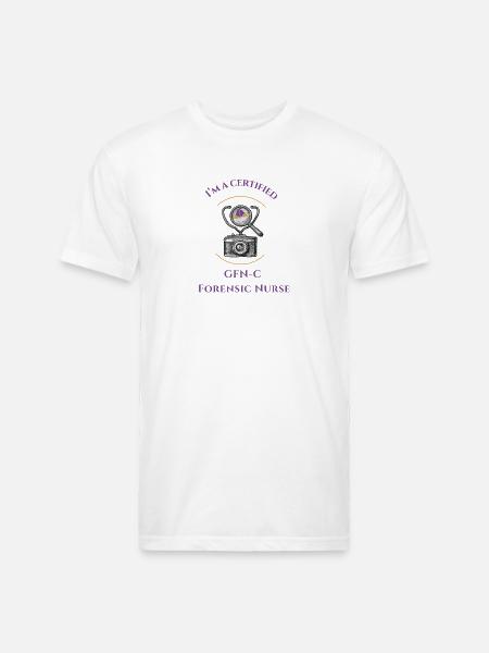 Certified Forensic Nurse GFN-C - Unisex Poly/Cotton T-Shirt - white