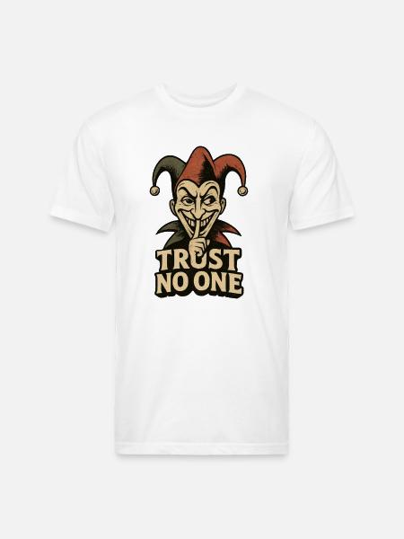 Funny April Fool's Day T-Shirt - Unisex Poly/Cotton T-Shirt - white