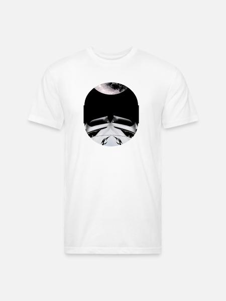 Moonlit Carfront Noir - Unisex Poly/Cotton T-Shirt - white