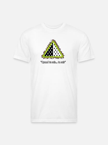 Anger the polkadots - Unisex Poly/Cotton T-Shirt - white