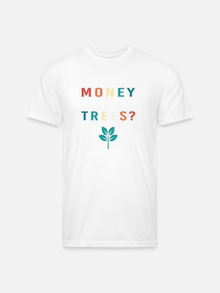 Business Finance Money Meme - Unisex Poly/Cotton T-Shirt - white