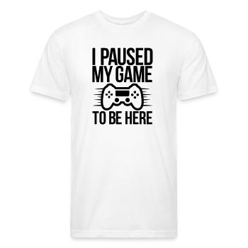 gaming - Unisex Poly/Cotton T-Shirt - white - Front - Jose (178cm)