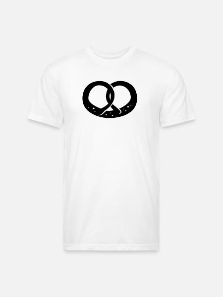 Pretzel, Oktoberfest - Unisex Poly/Cotton T-Shirt - white