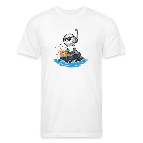Play It As It Lies Bad Golfer Quote Cotton - Unisex Poly/Cotton T-Shirt