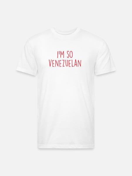 I'm so Venezuelan Venezuela - Unisex Poly/Cotton T-Shirt - white
