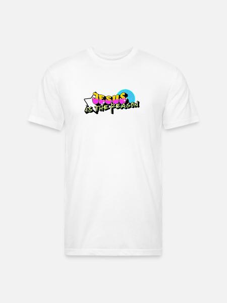 Jesus is the Reason - Unisex Poly/Cotton T-Shirt - white