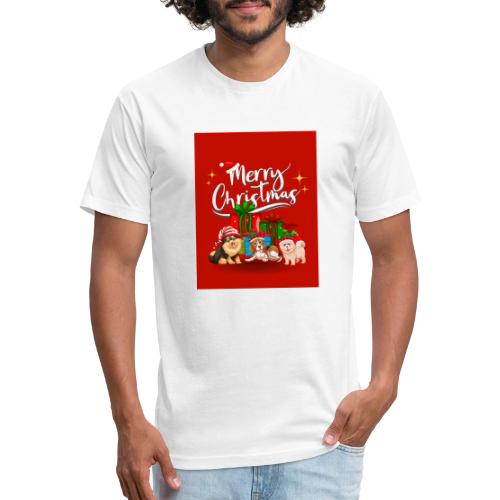 Merry Christmas - Unisex Poly/Cotton T-Shirt