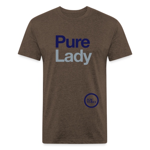 Pure Trance Logo - Men’s Fitted Poly/Cotton T-Shirt