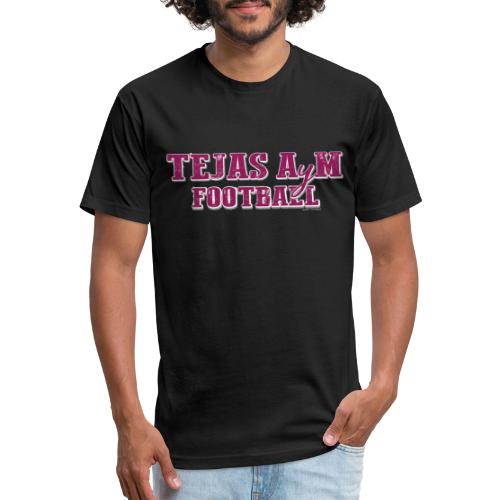 Tejas AyM Football - Men’s Fitted Poly/Cotton T-Shirt