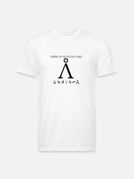 Stargate SG1 - There Is No Place Like Earth - Unisex Poly/Cotton T-Shirt - white
