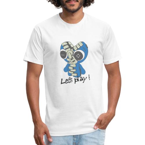 Zipper monster - Men’s Fitted Poly/Cotton T-Shirt