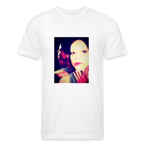 face - Men’s Fitted Poly/Cotton T-Shirt
