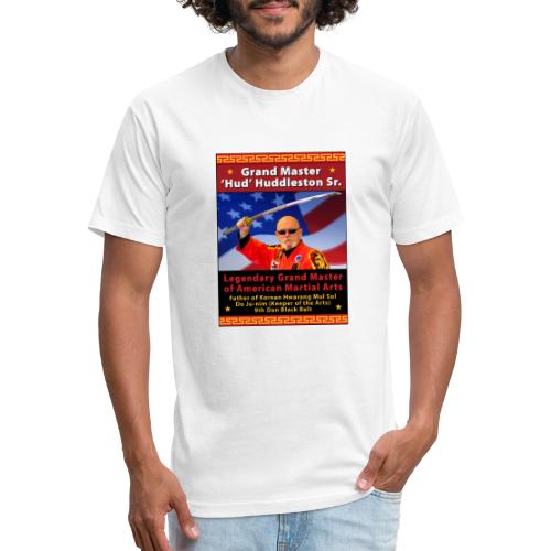 Grand Master 'Hud' Huddleston Sr. - Men’s Fitted Poly/Cotton T-Shirt