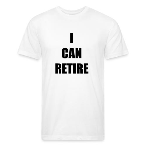 retire - Men’s Fitted Poly/Cotton T-Shirt