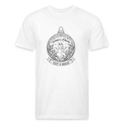 Festive Snowman T-Shirt - Unisex Poly/Cotton T-Shirt