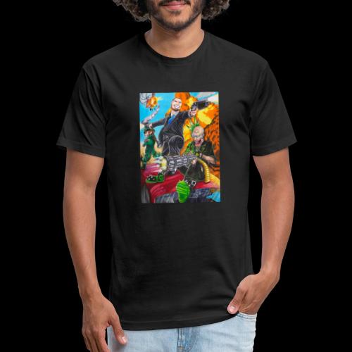 Me and the Boys Making Noise - Men’s Fitted Poly/Cotton T-Shirt