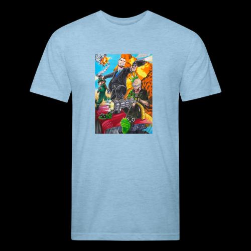 Me and the Boys Making Noise - Men’s Fitted Poly/Cotton T-Shirt