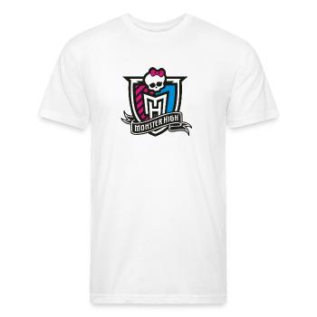 Monster High Color Shield - Unisex Poly/Cotton T-Shirt - white - Front - Jose (178cm)