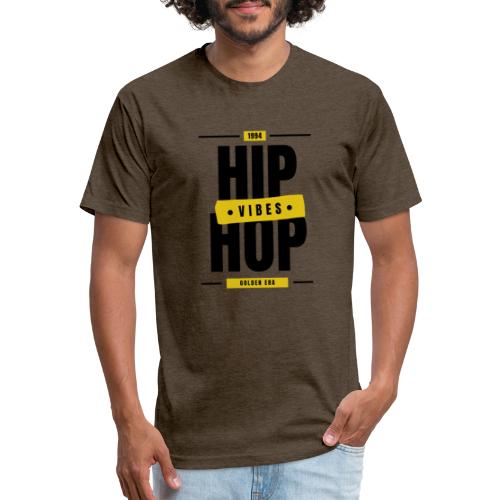 Throwback Hip-Hop Vibes Merch - Men’s Fitted Poly/Cotton T-Shirt
