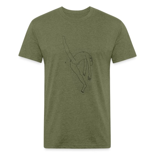 new dance - Men’s Fitted Poly/Cotton T-Shirt