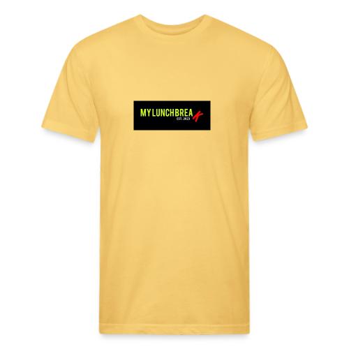 Logo Version 7.24 - Men’s Fitted Poly/Cotton T-Shirt